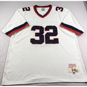 Jim Brown Jersey Mens Size 60 White Syracuse True School Authentics Stitched Vtg